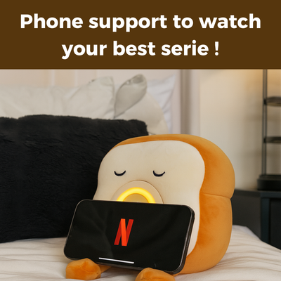 Toast Alarm Clock Sunny & Sleepy – Soft & Smart
