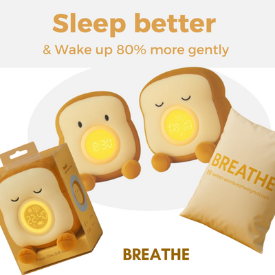 Toast Alarm Clock Sunny & Sleepy – Soft & Smart